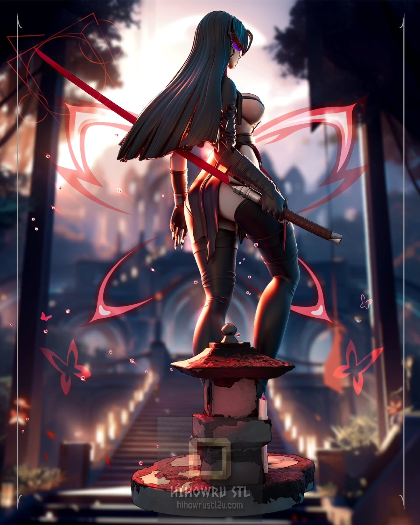 5064 Psylocke - Marvel Rivals - STL 3D Print Files