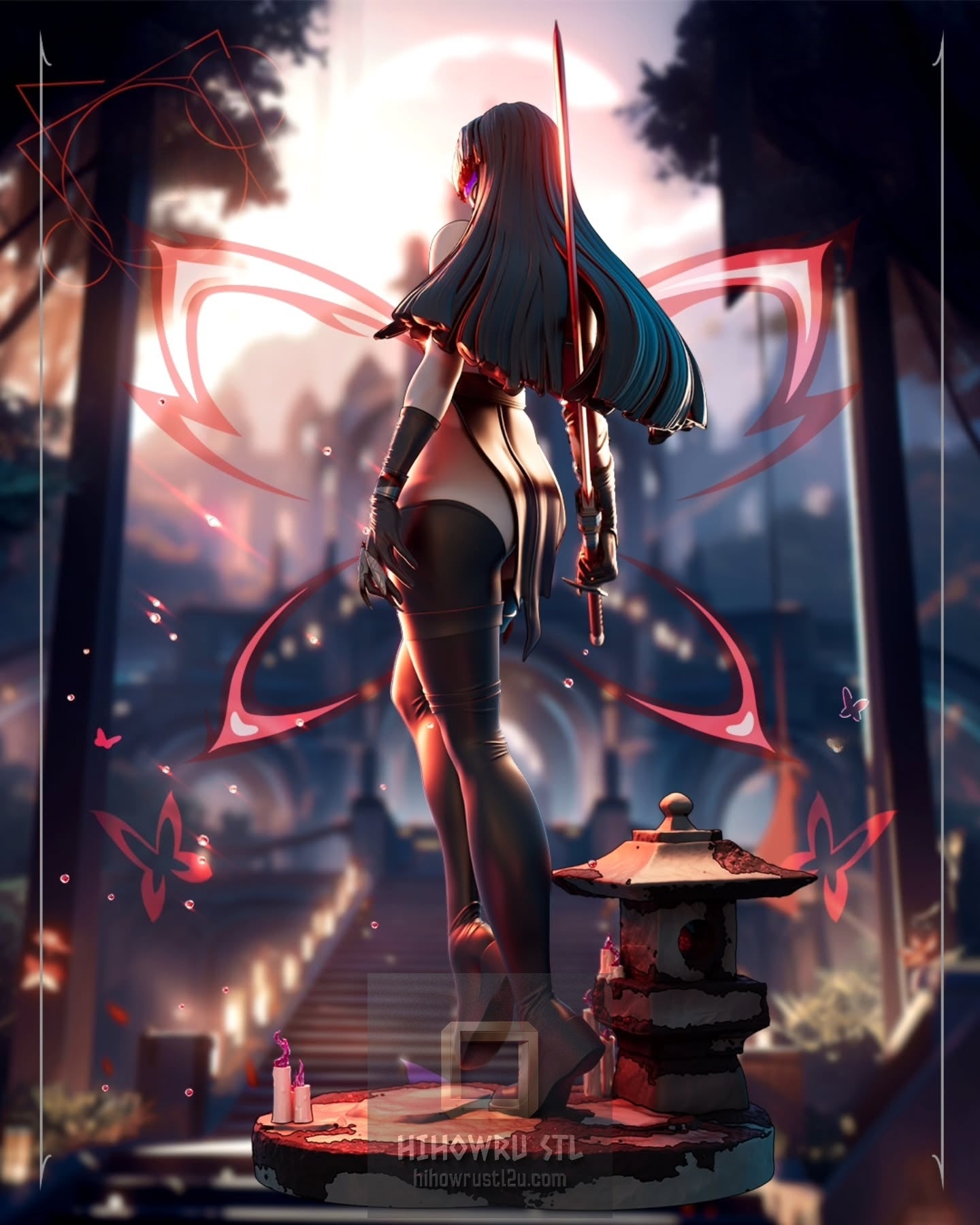 5064 Psylocke - Marvel Rivals - STL 3D Print Files