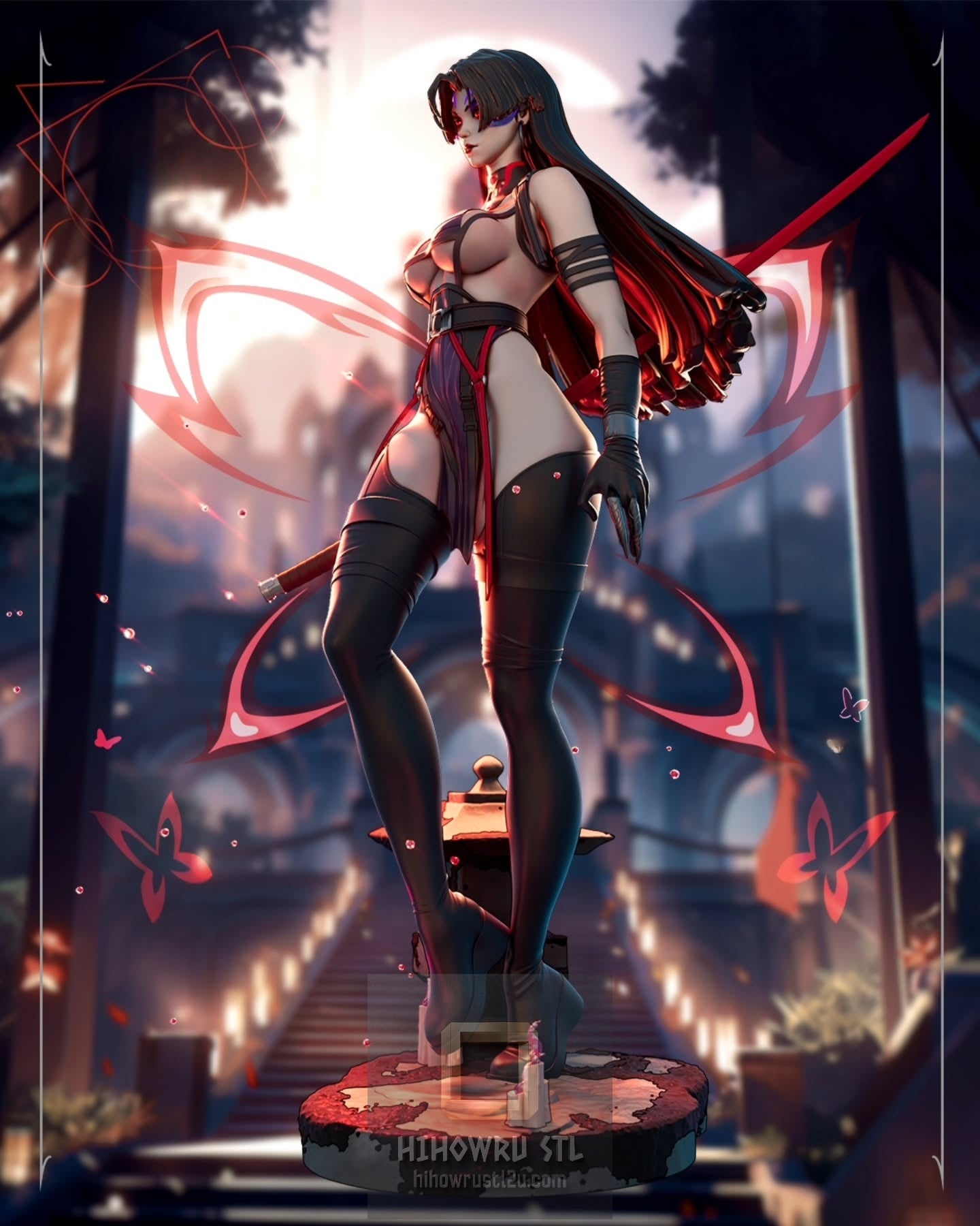 5064 Psylocke - Marvel Rivals - STL 3D Print Files