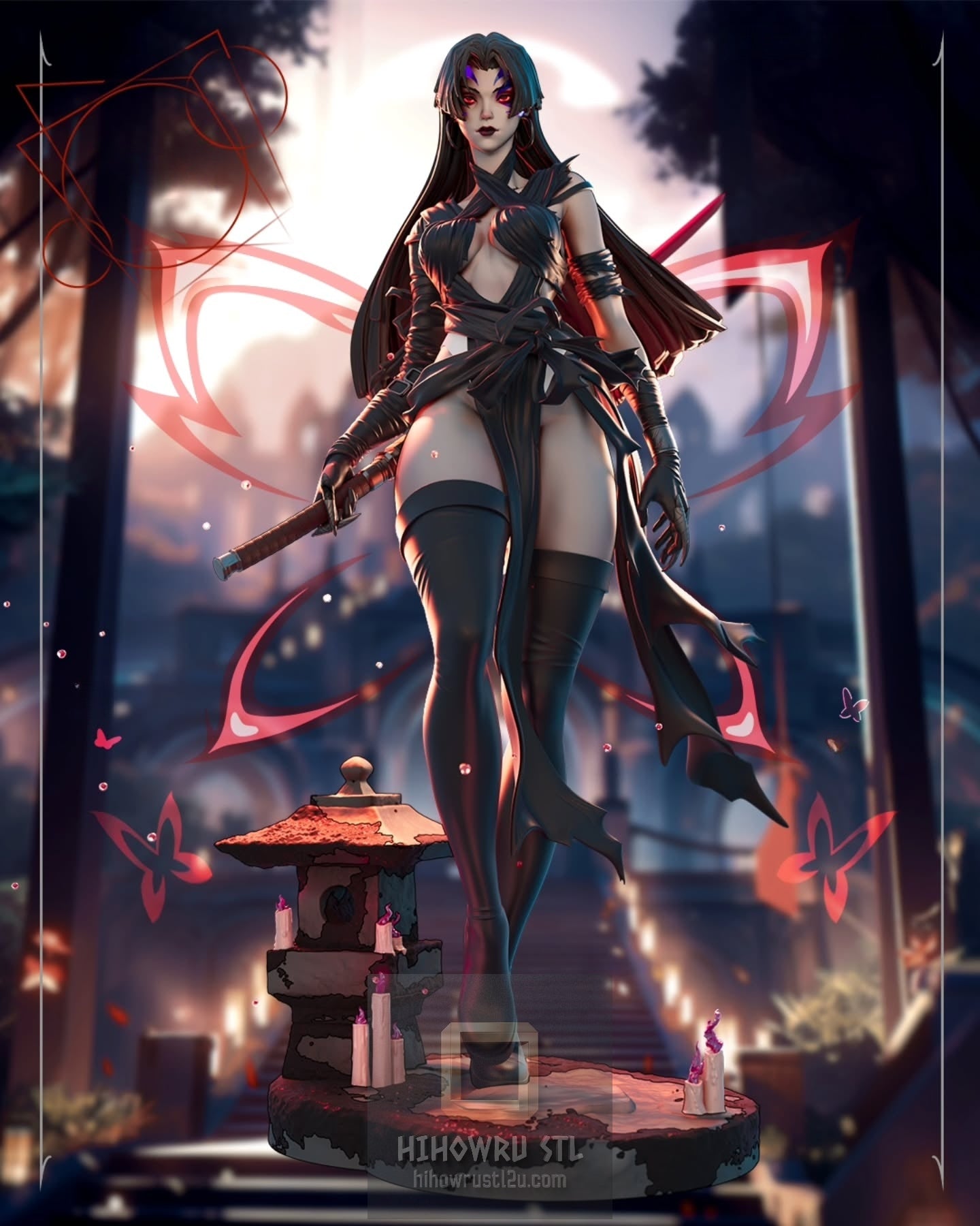 5064 Psylocke - Marvel Rivals - STL 3D Print Files