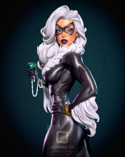 4984 Black Cat NSFW - Marvel Comics  - STL 3D Print Files