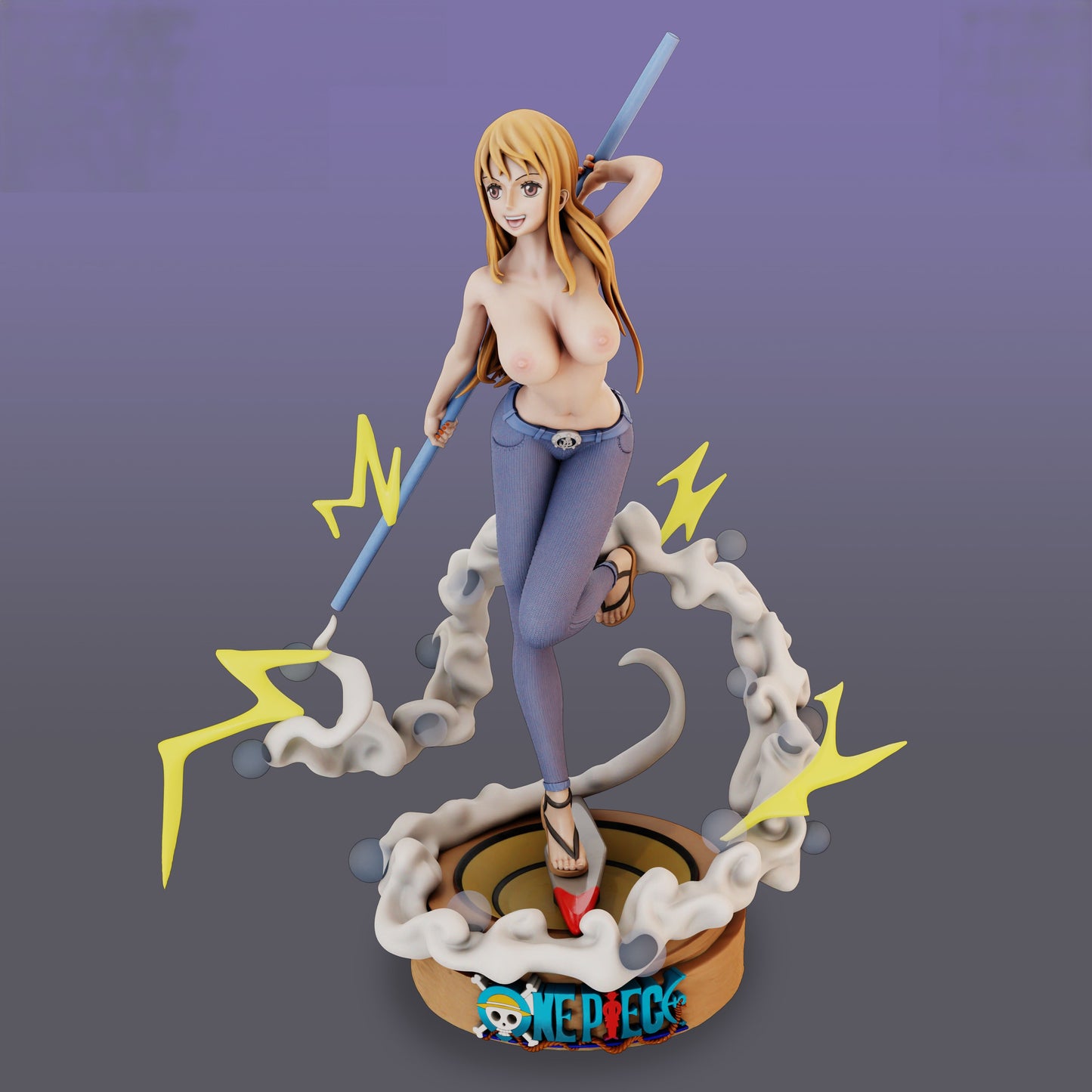 1696 Nami NSFW - One Piece - STL 3D Print Files