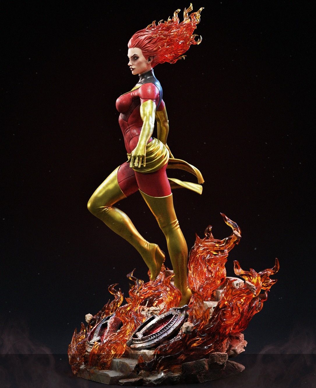 4228 Dark Phoenix - X-MEN - STL 3D Print Files