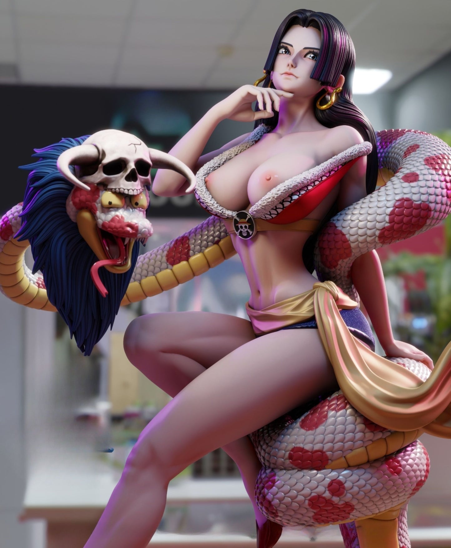 4303 Boa Hancock NSFW - One Piece - STL 3D Print Files
