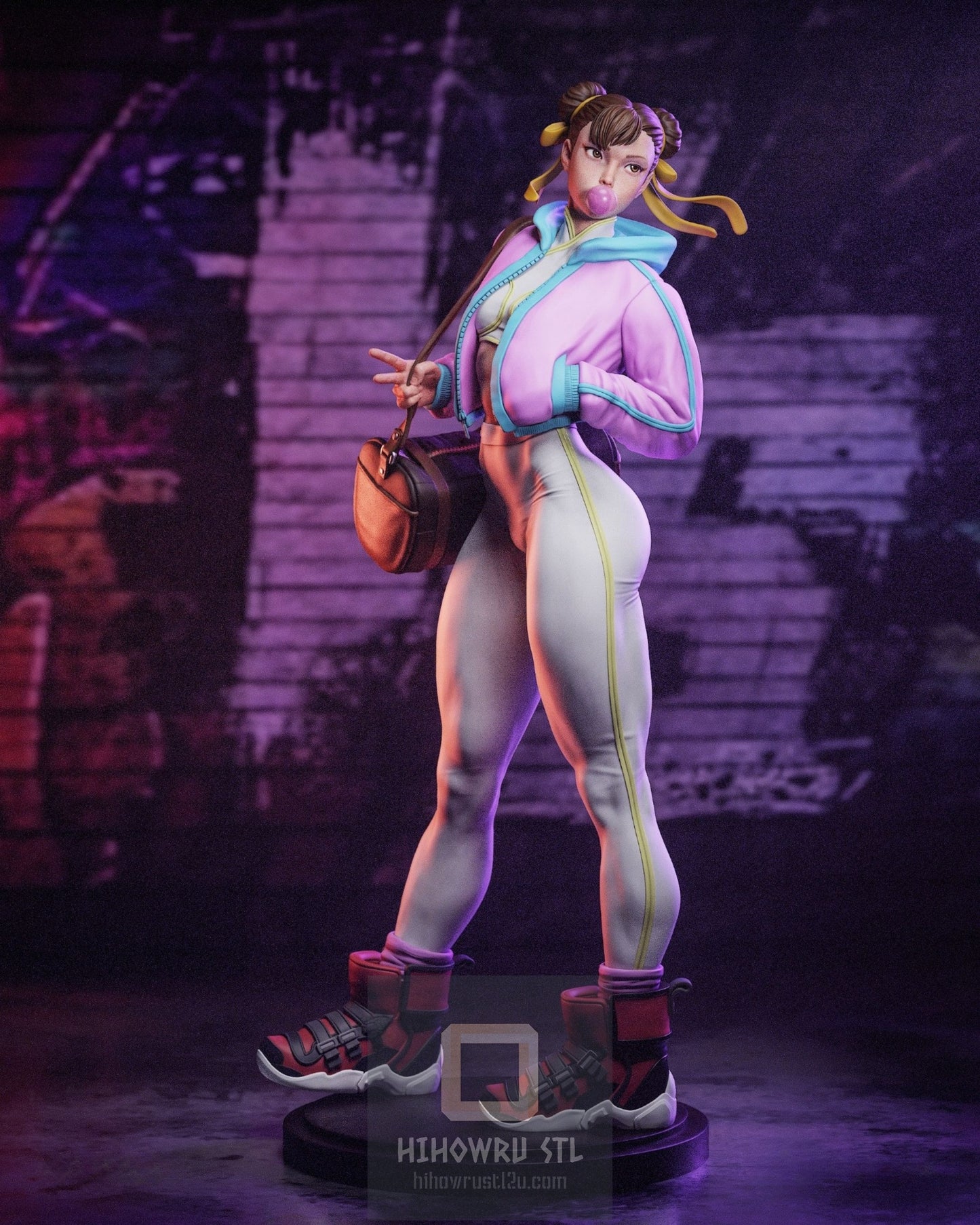 4899 Chun-Li - Street Fighter - STL 3D Print Files