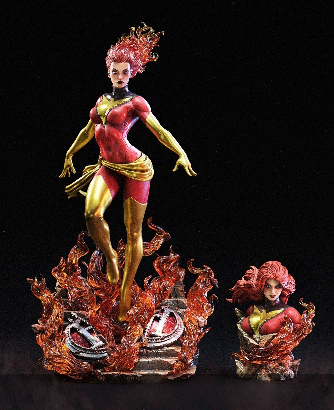 4228 Dark Phoenix - X-MEN - STL 3D Print Files