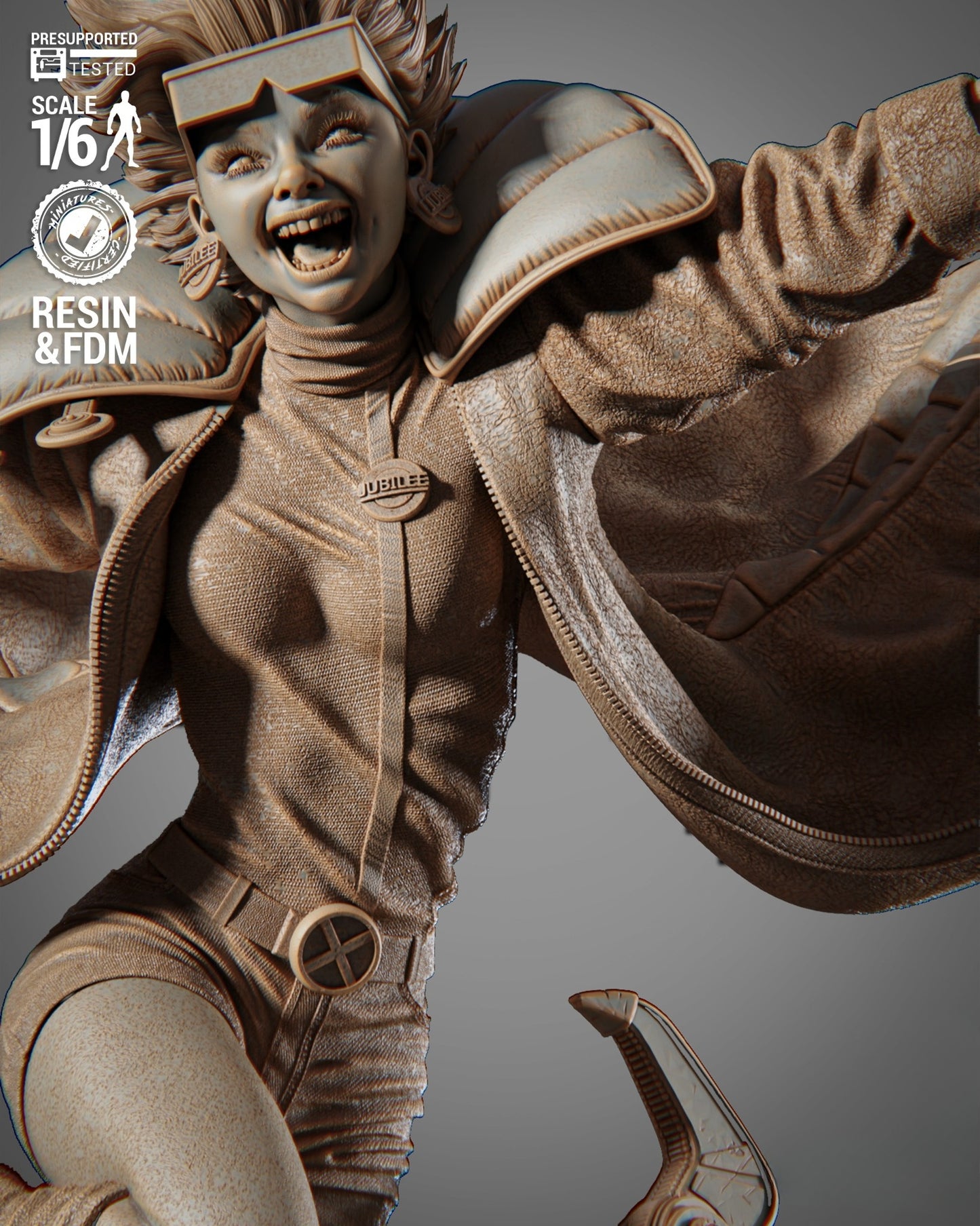 3459 Jubilee - X-Men Evolution - STL 3D Print Files