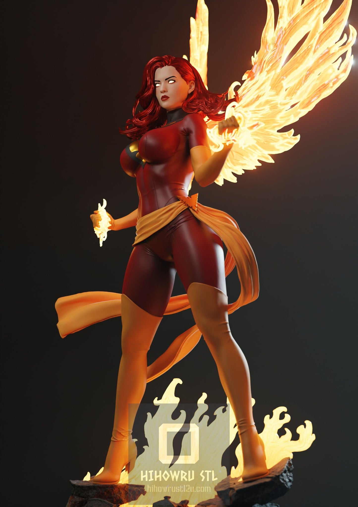 4548 Dark Phoenix - X-MEN - STL 3D Print Files
