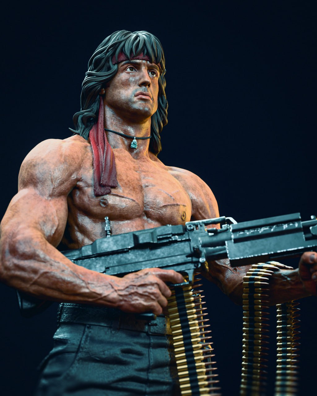 First Blood Rambo Gun 2983 Rambo - First Blood - STL 3D Print Files – My Stl