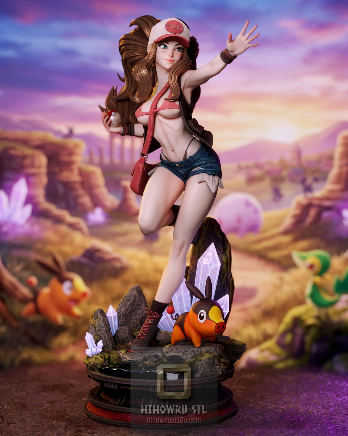 5538 Hilda NSFW - Pokemon - STL 3D Print Files