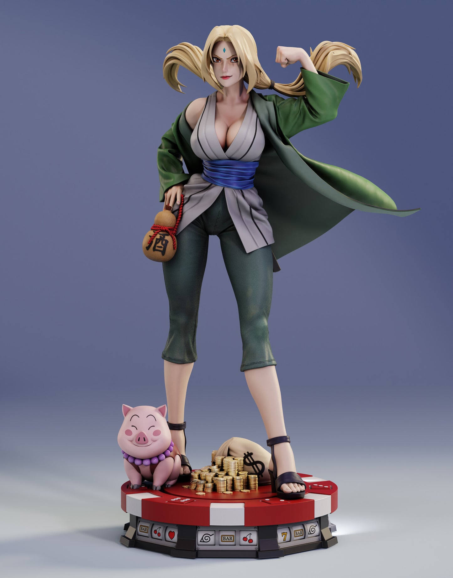 2456 Tsunade - Naruto - STL 3D Print Files