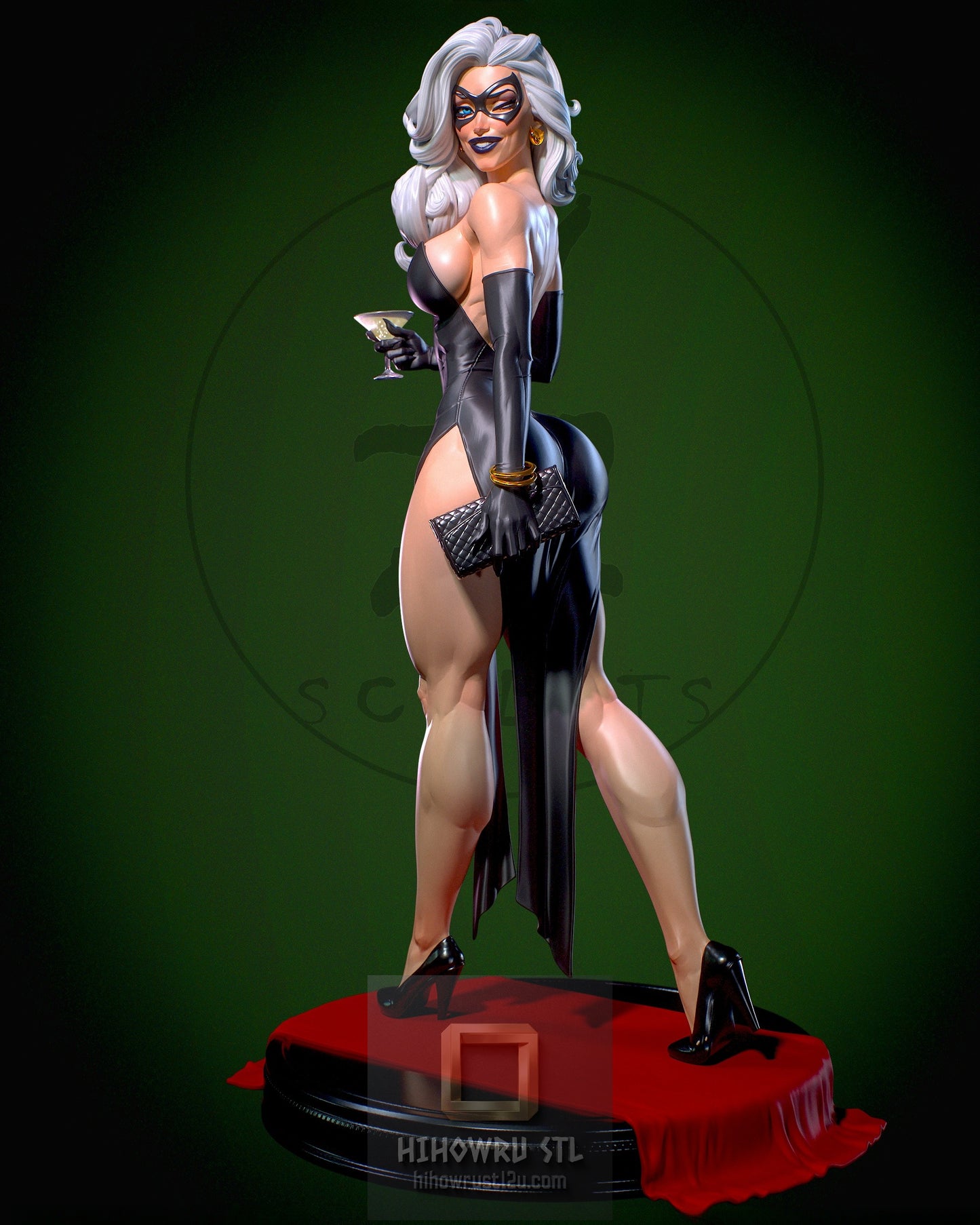 4984 Black Cat NSFW - Marvel Comics  - STL 3D Print Files