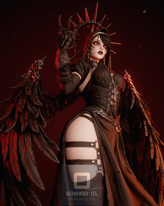 4625 Corrupted Nun - STL 3D Print Files