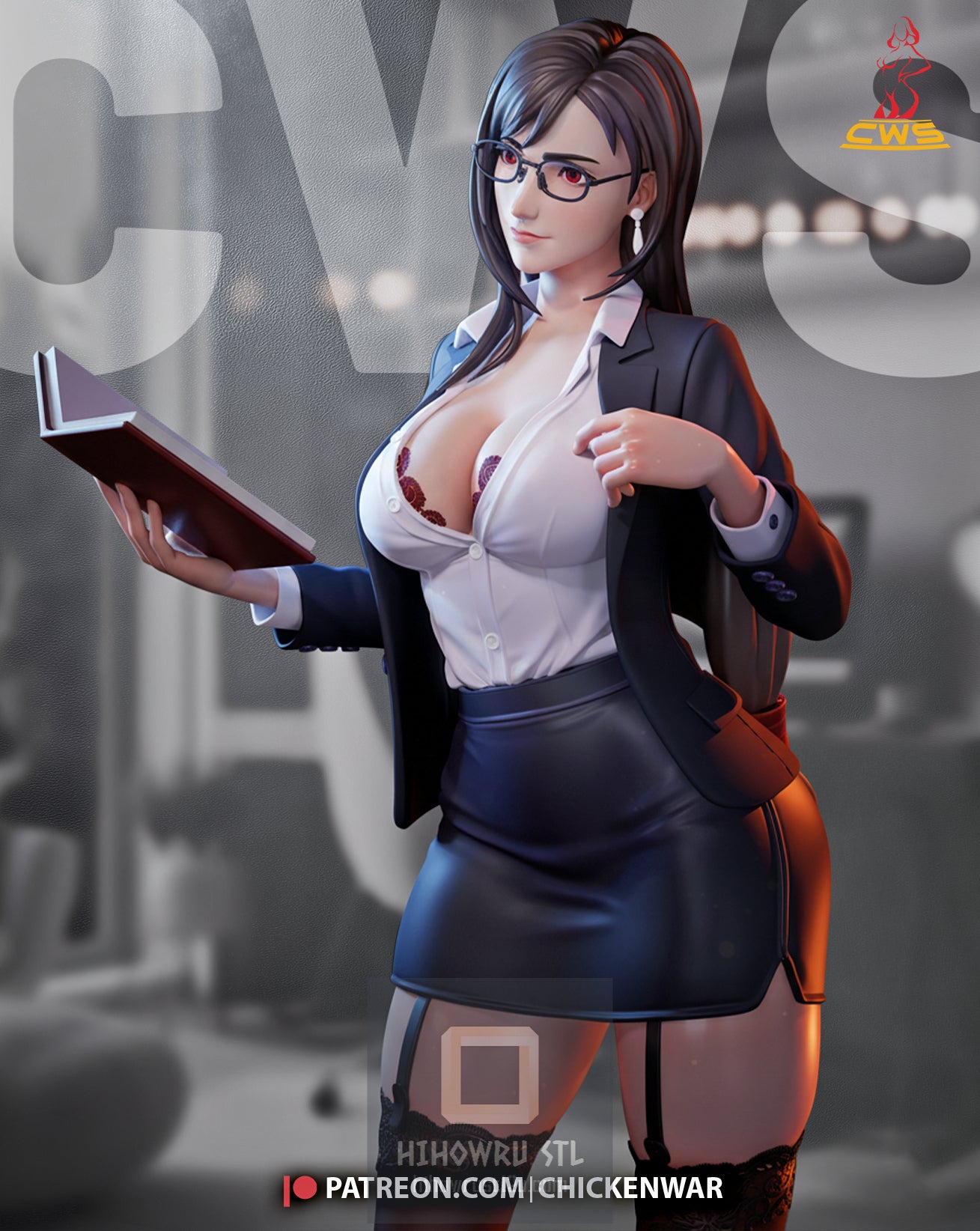 4623 Tifa Lockhart - Final Fantasy - STL 3D Print Files