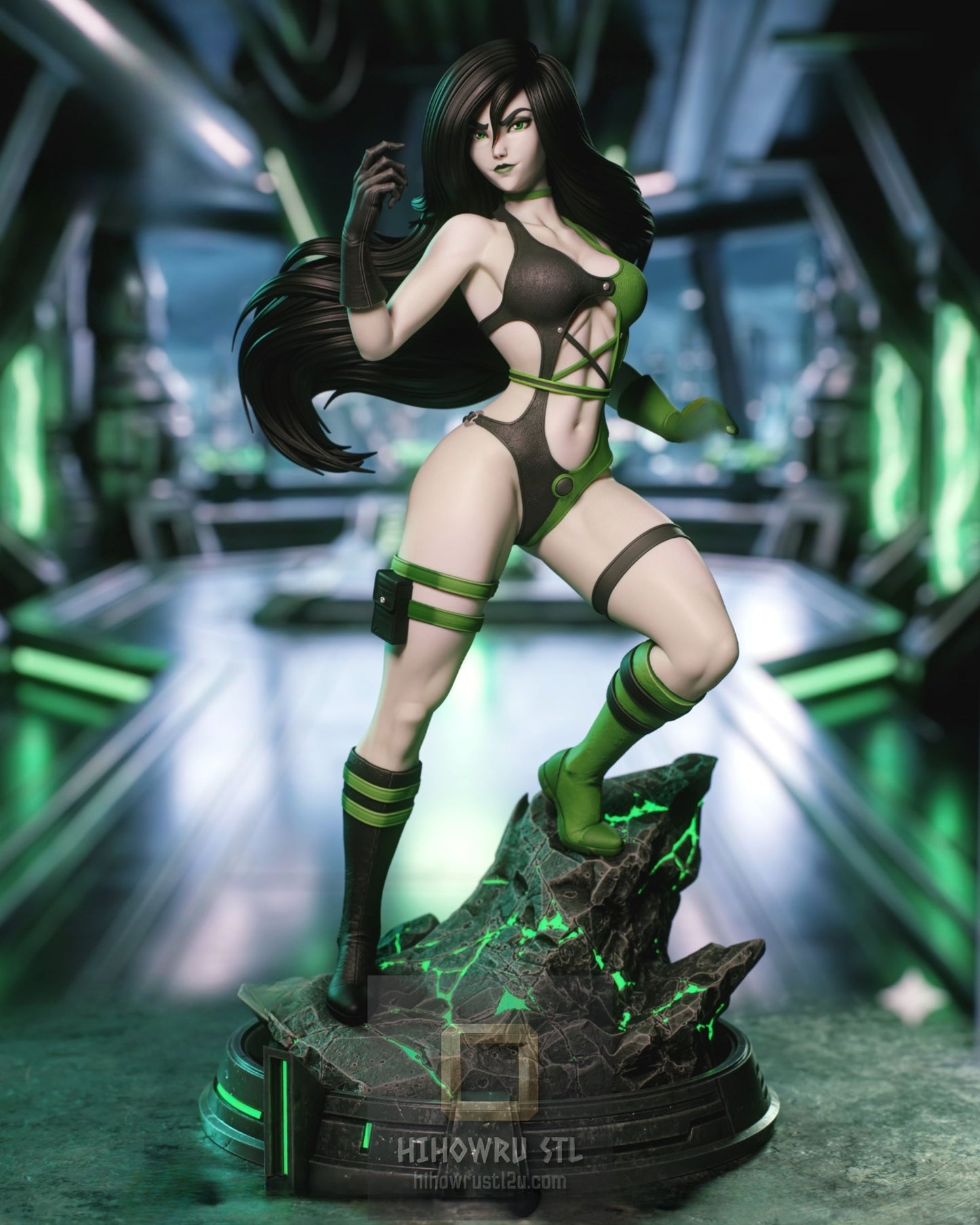 4916 Shego - Kim Possible - STL 3D Print Files