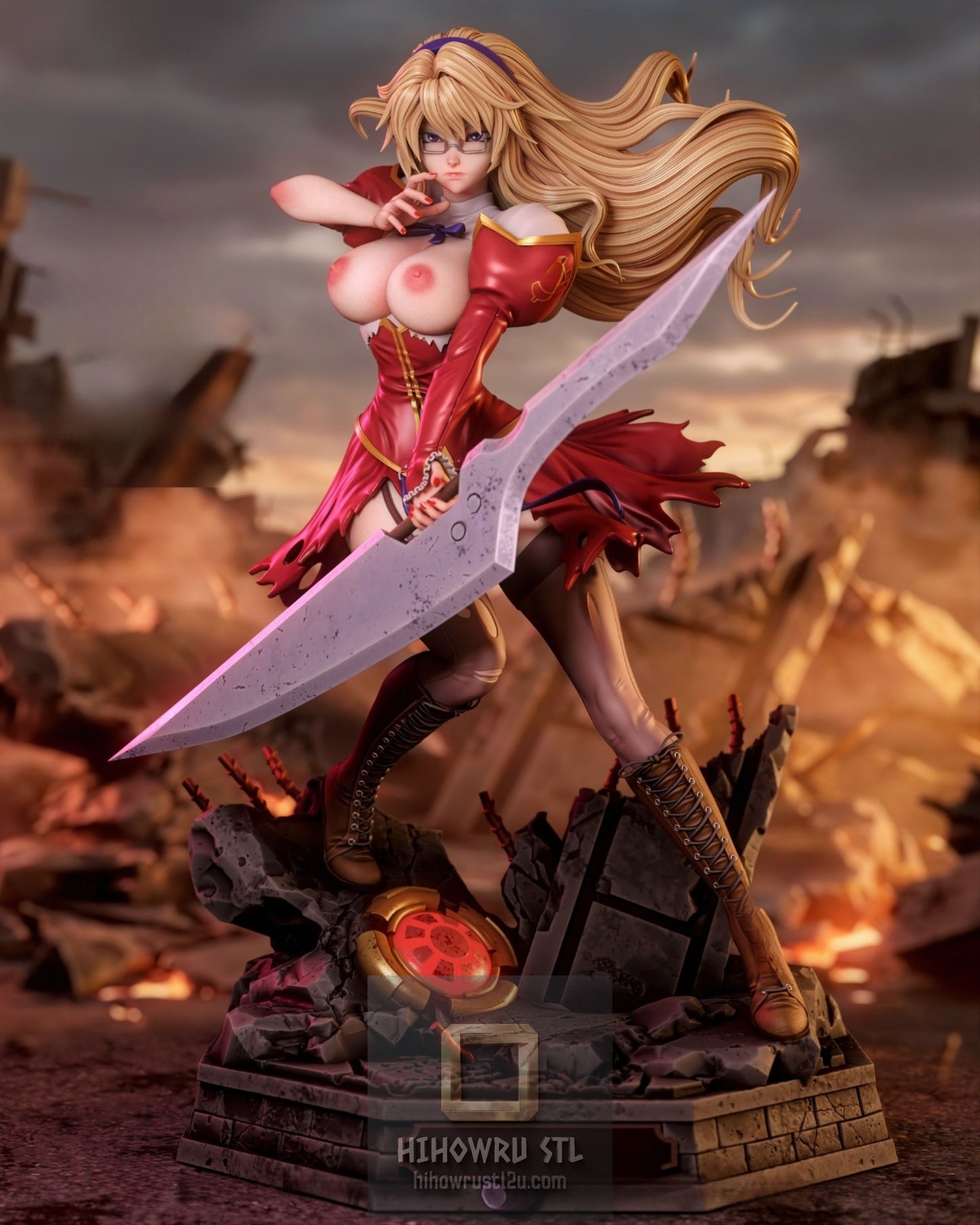 5223 Satellizer L. Bridget NSFW - Freezing - STL 3D Print Files