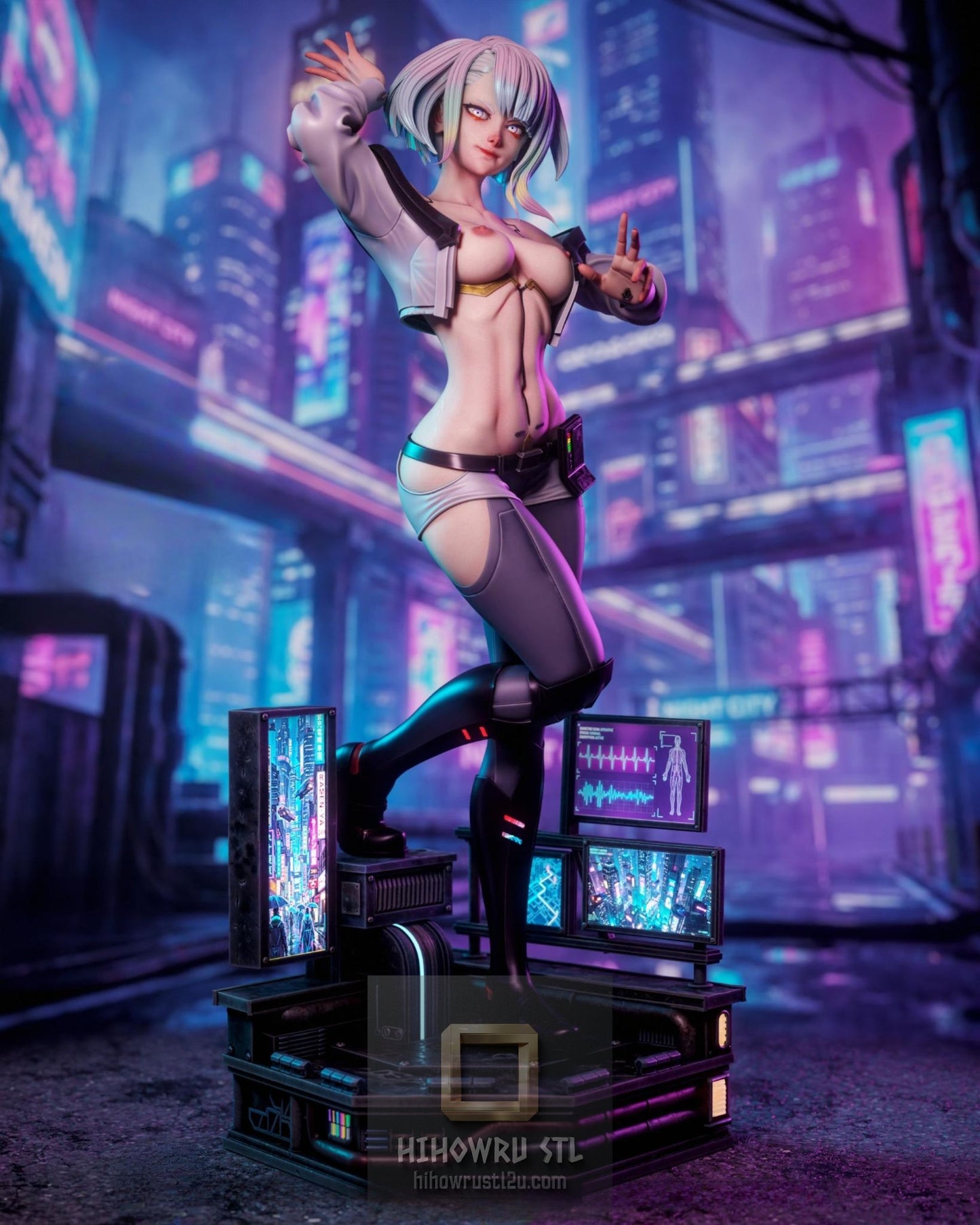 5515 Lucy NSFW - Cyberpunk Edgerunners - STL 3D Print Files