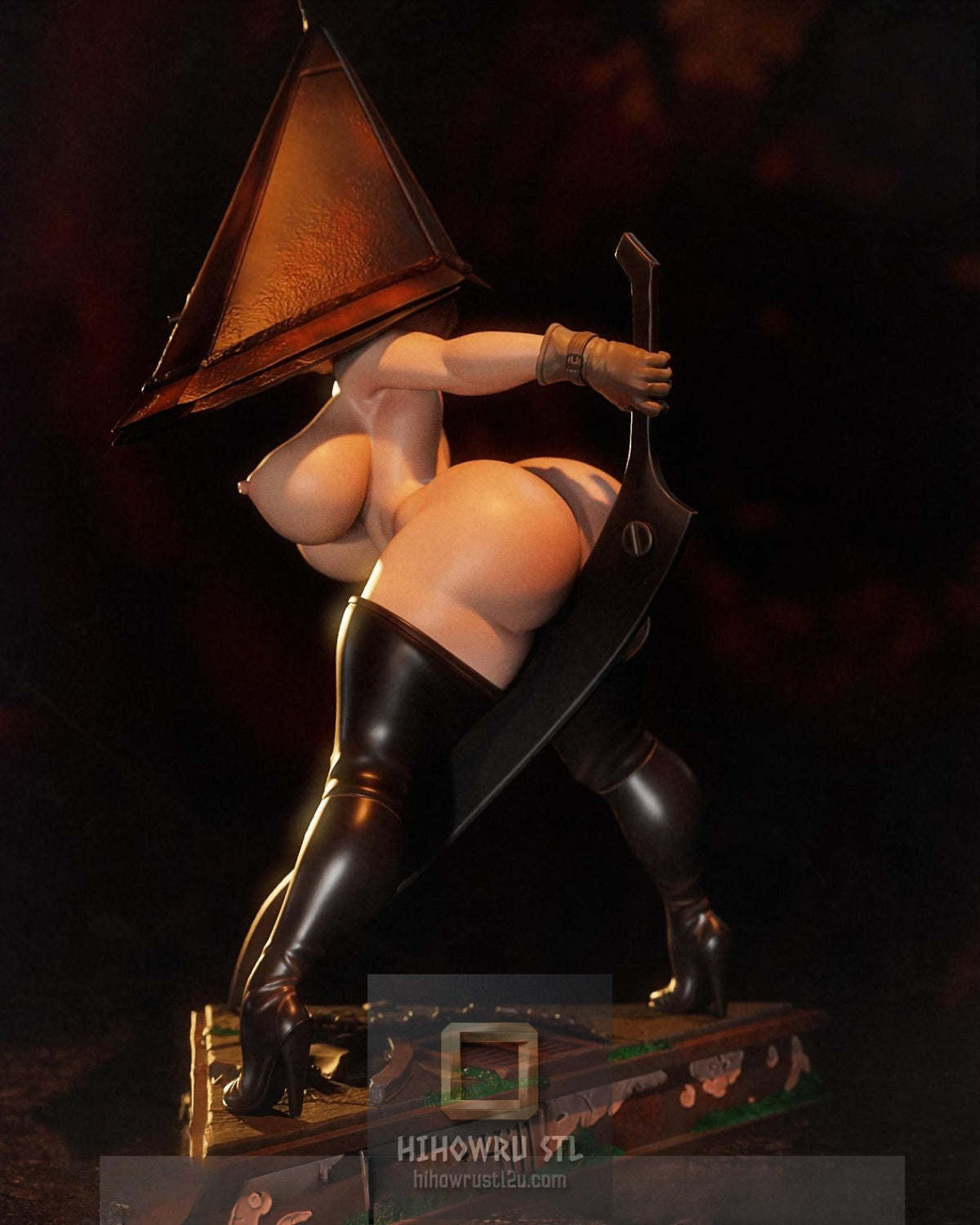 5554 Pyramid Head NSFW - Silent Hill - STL 3D Print Files