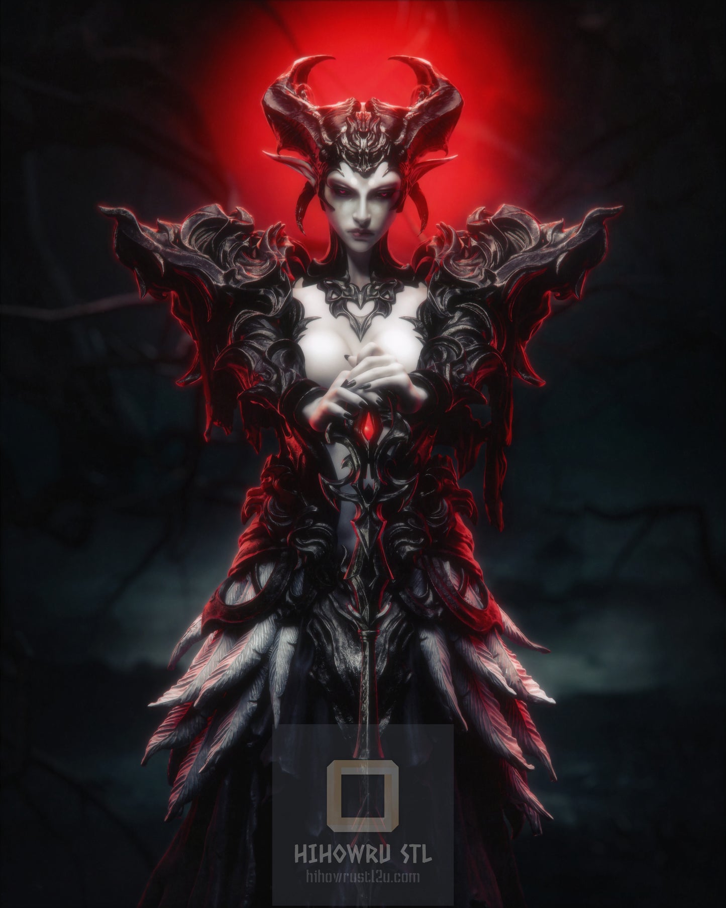 4844 Queen Ashenvale - World of Warcraft - STL 3D Print Files