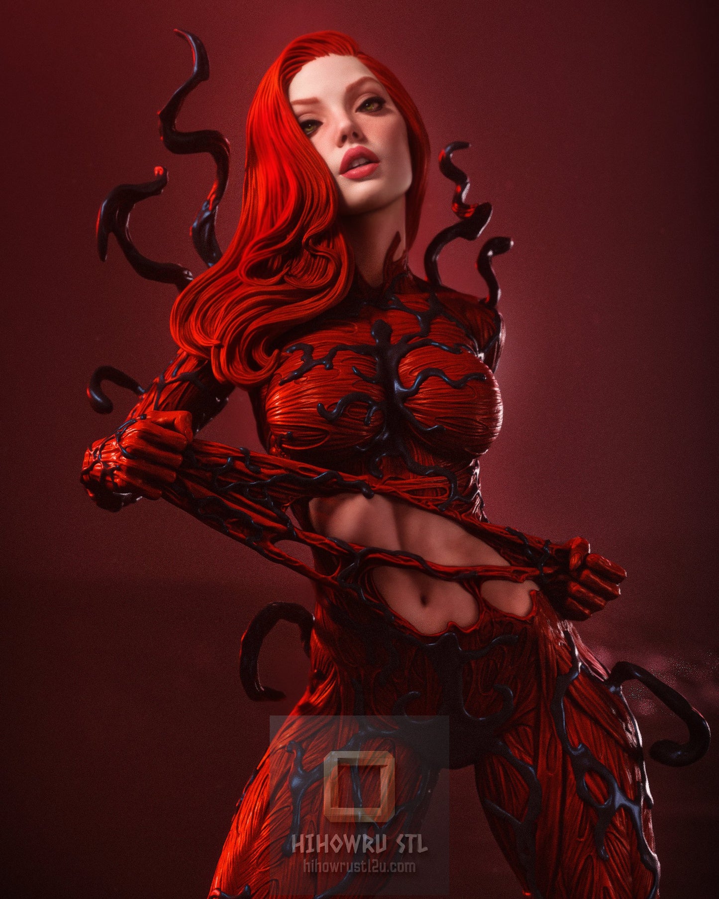 5032 Venomized Mary Jane - Marvel Comics - STL 3D Print Files