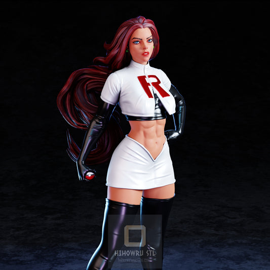 4424 Jessie NSFW - Pokemon - STL 3D Print Files