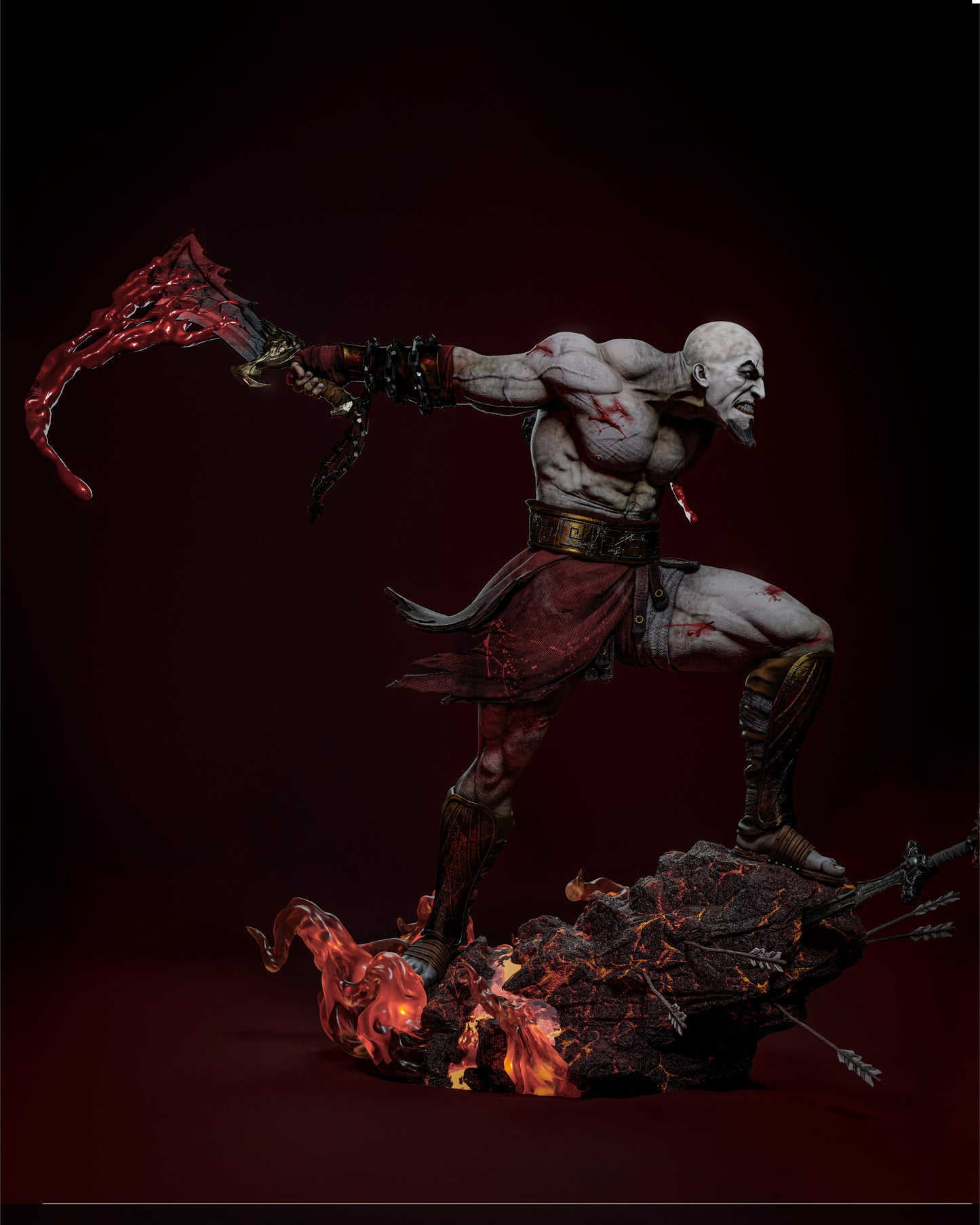 2429 Kratos - God of War - STL 3D Print Files