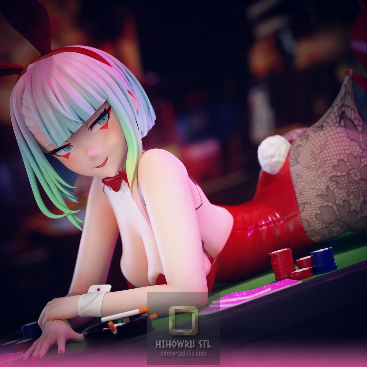 5557 Rebecca AND Lucy - Cyberpunk Edgerunners - STL 3D Print Files