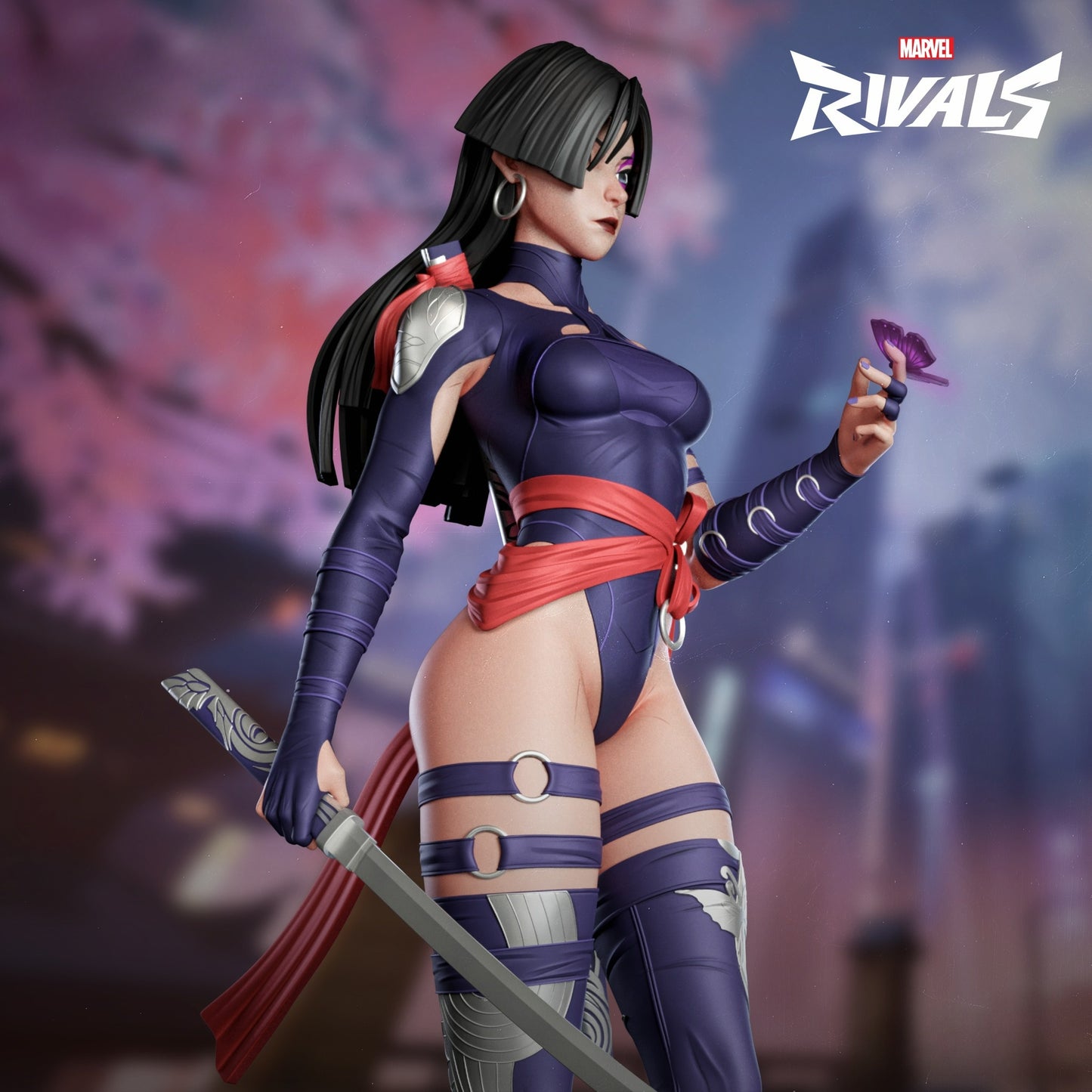 3572 Psylocke - Marvel Rivals - STL 3D Print Files