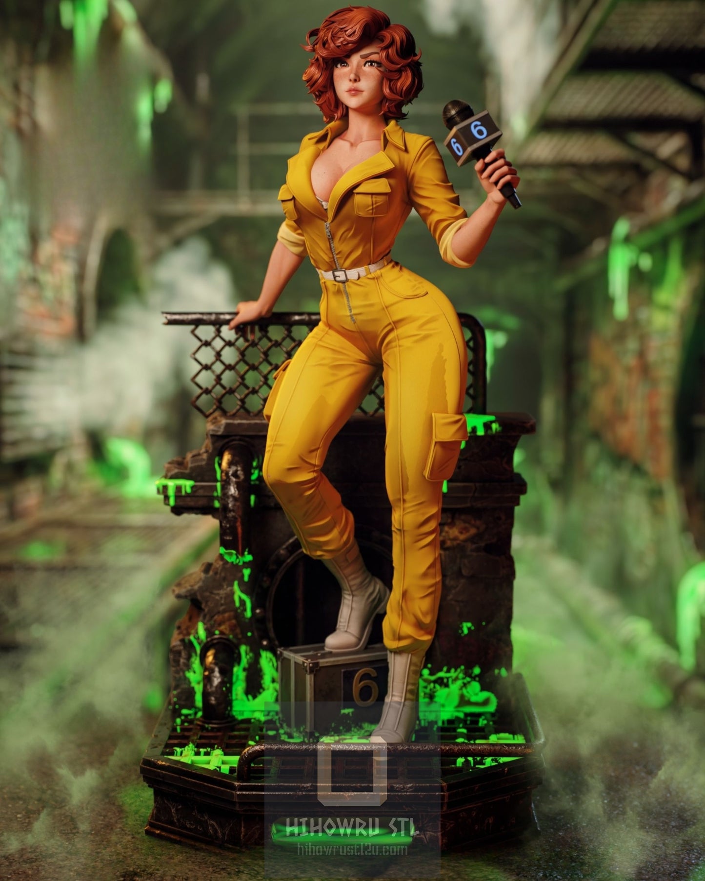 4782 April O'Neil NSFW - TMNT - STL 3D Print Files