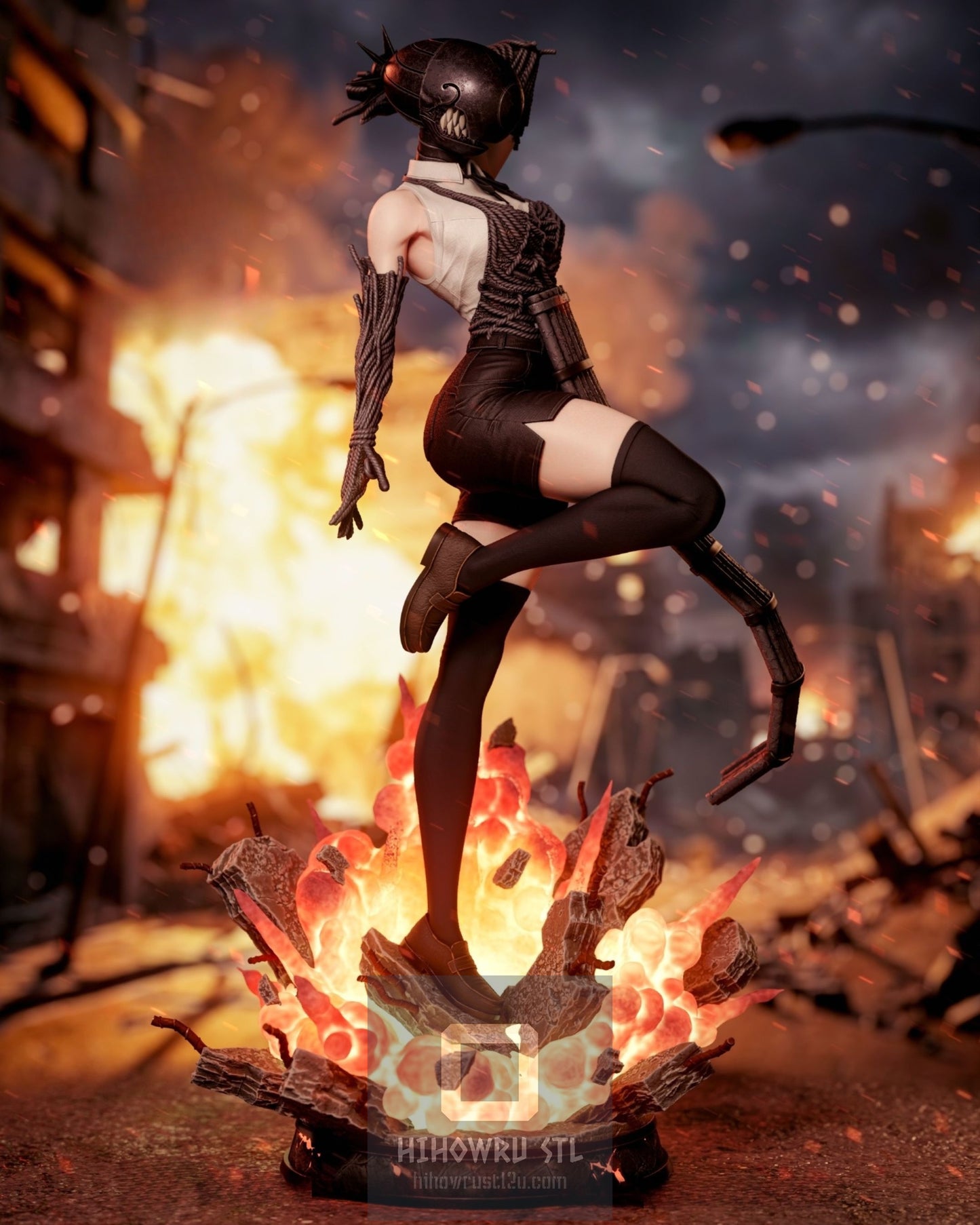 4893 Reze NSFW - Chainsaw Man - STL 3D Print Files