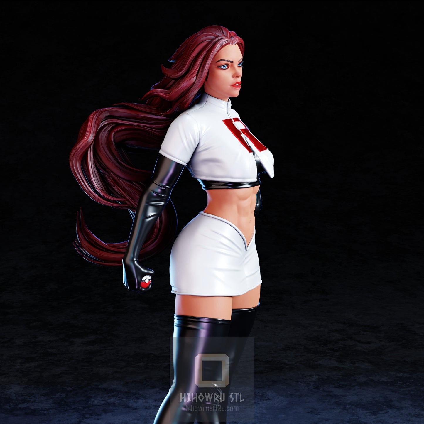 4424 Jessie NSFW - Pokemon - STL 3D Print Files