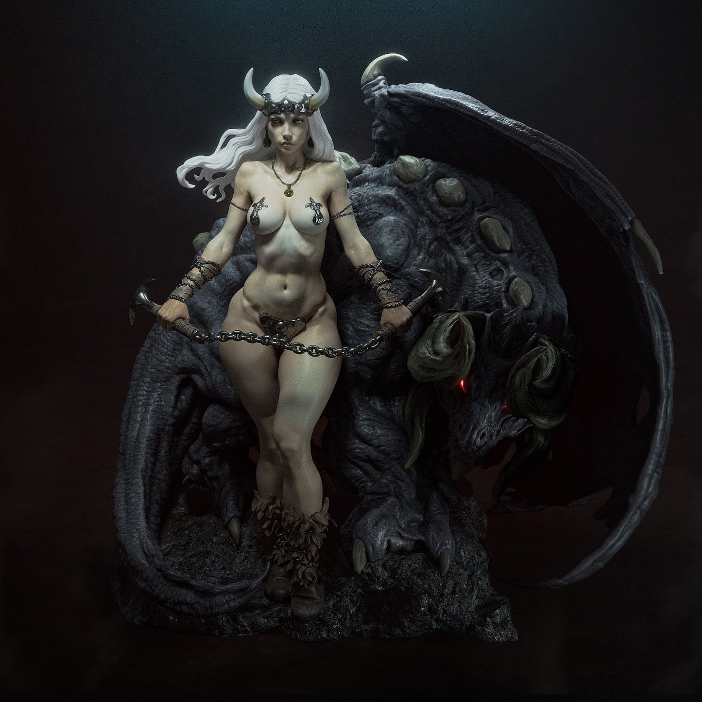 2745 Demon Queen - STL 3D Print Files