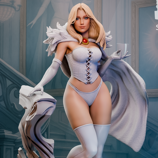 3870 Emma Frost - X-men - STL - 3d Print Files