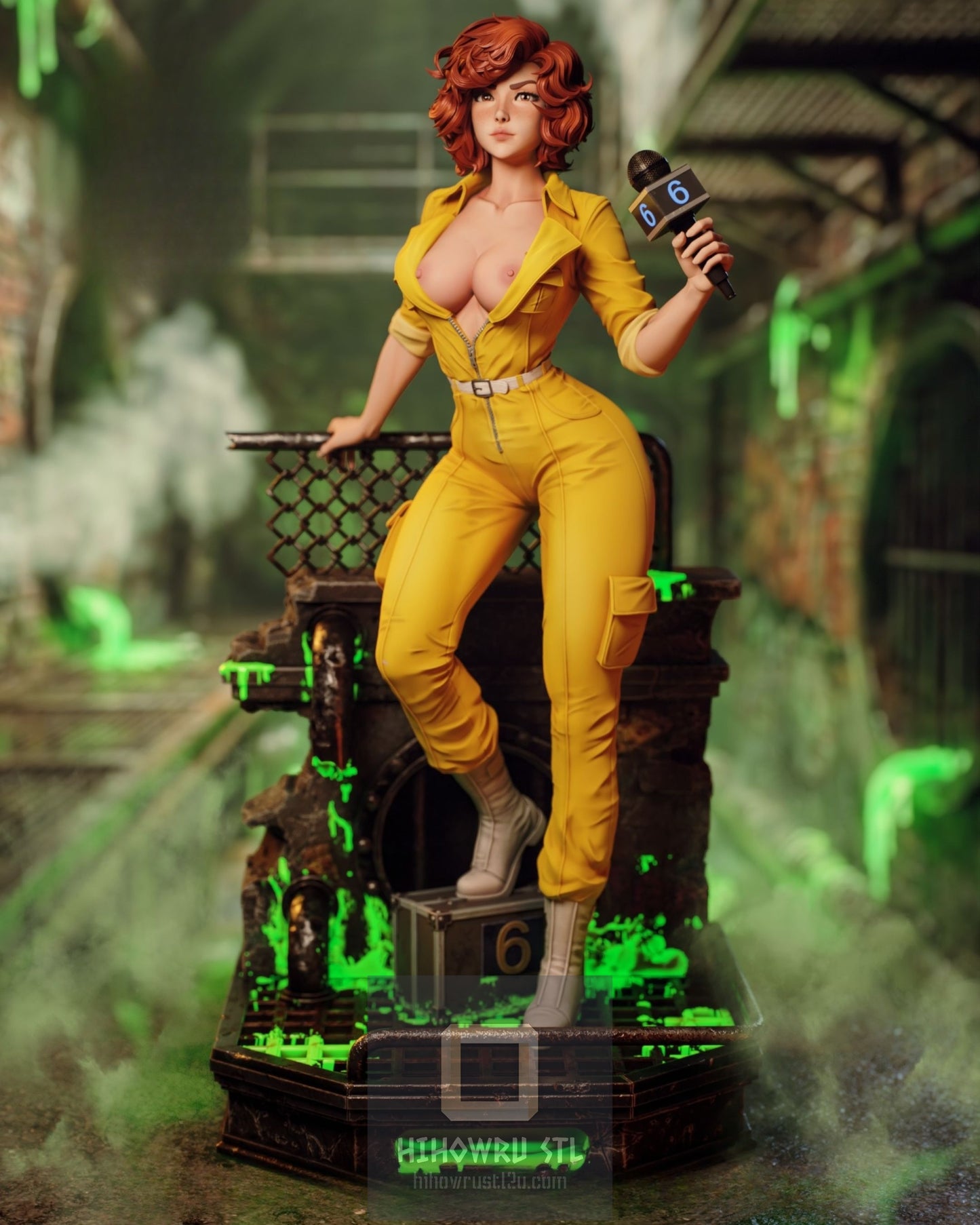 4782 April O'Neil NSFW - TMNT - STL 3D Print Files