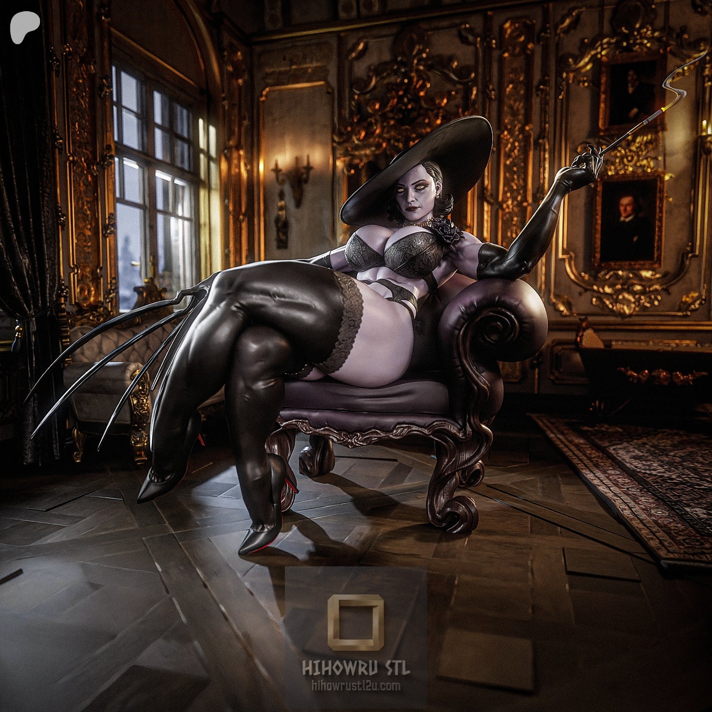 5373 Lady Dimitrescu NSFW - Resident Evil - STL 3D Print Files