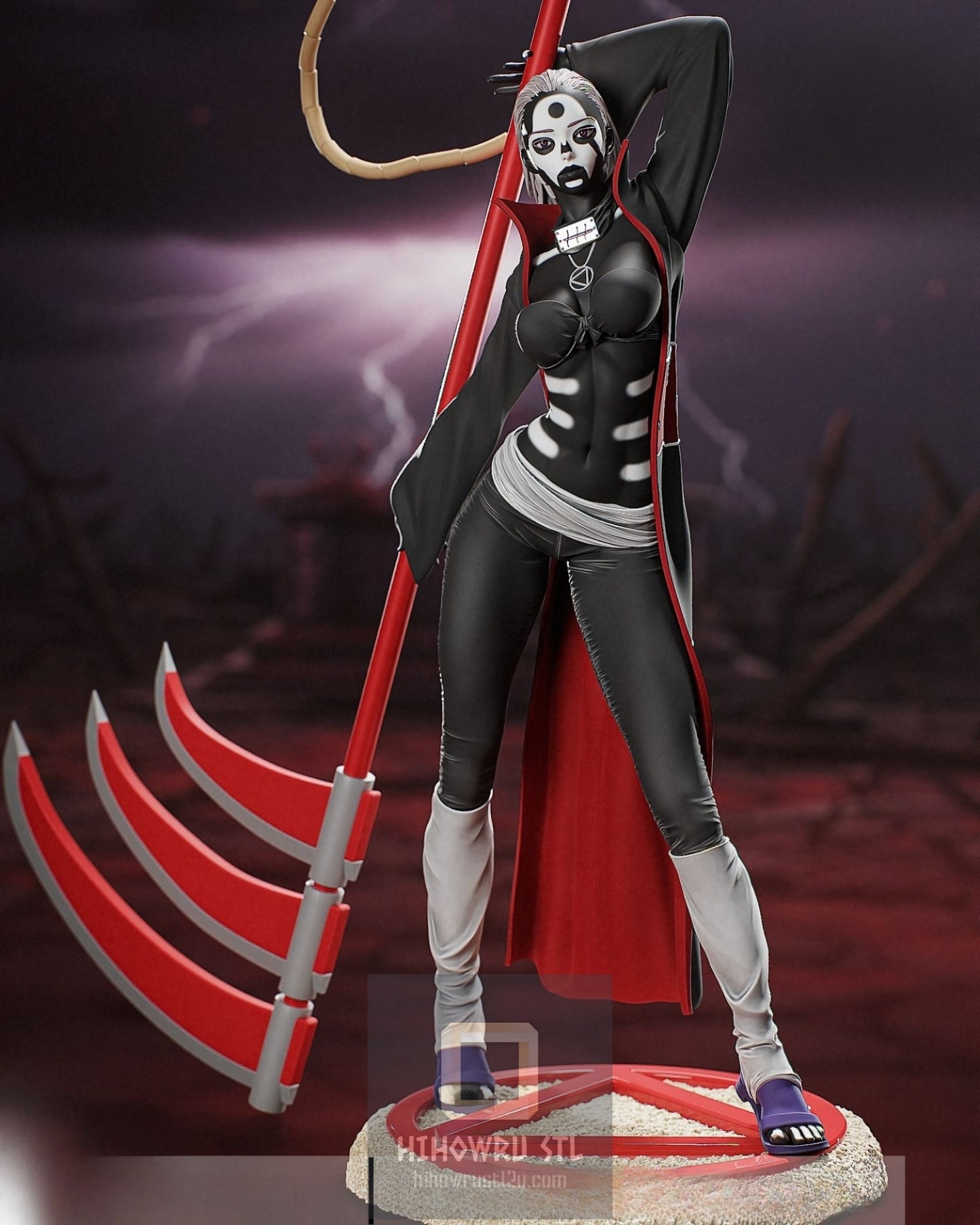 4887 Female Hidan NSFW - Naruto - STL 3D Print Files