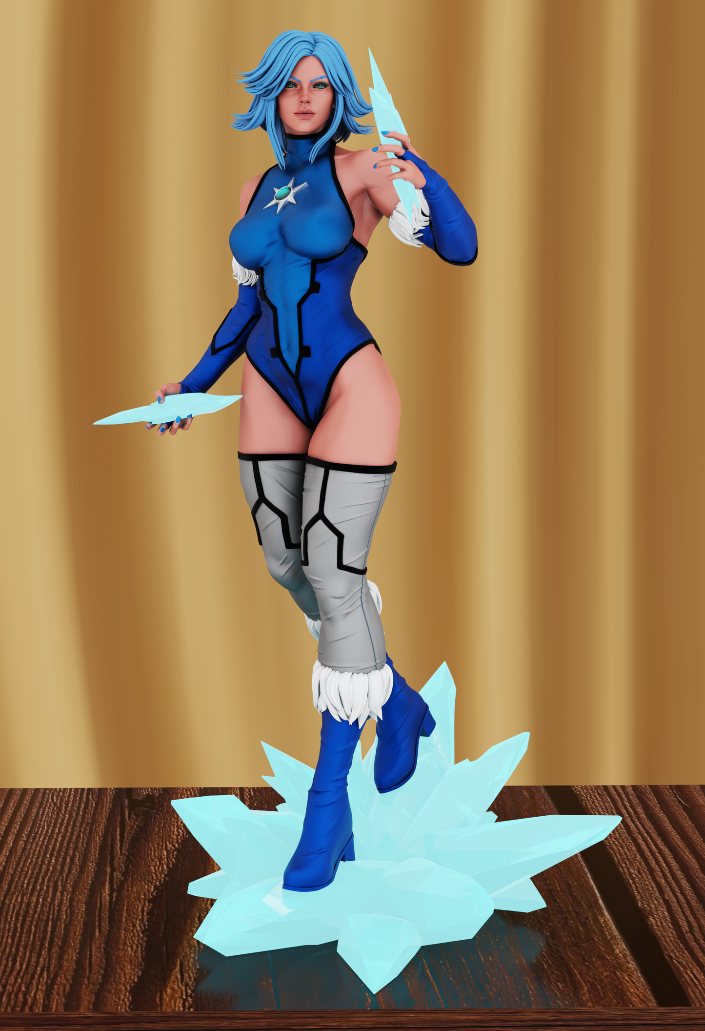 1899 Killer Frost - DC Comics - STL 3D Print Files