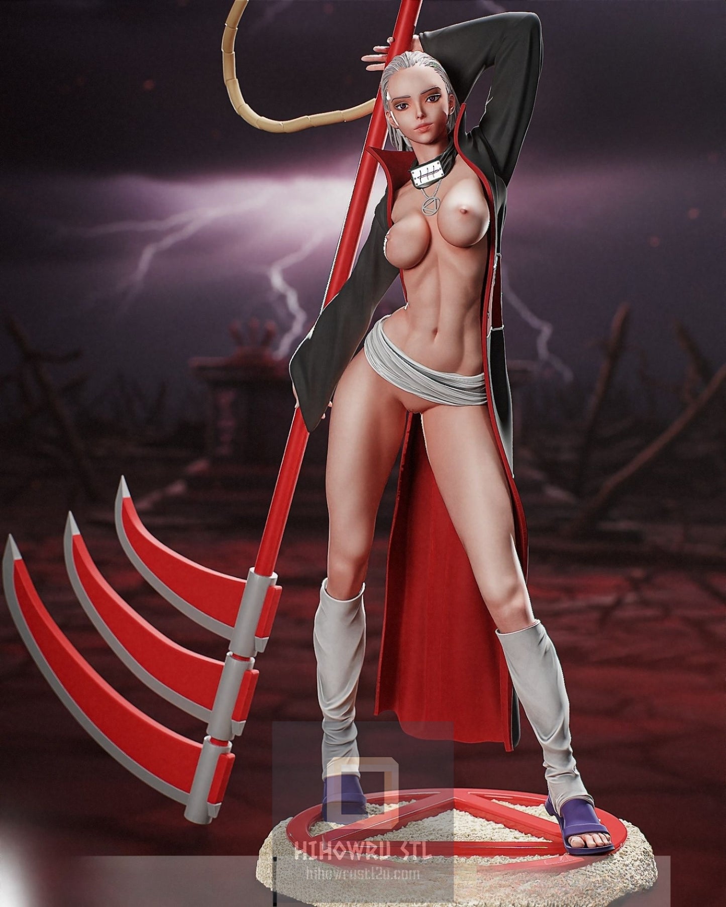 4887 Female Hidan NSFW - Naruto - STL 3D Print Files