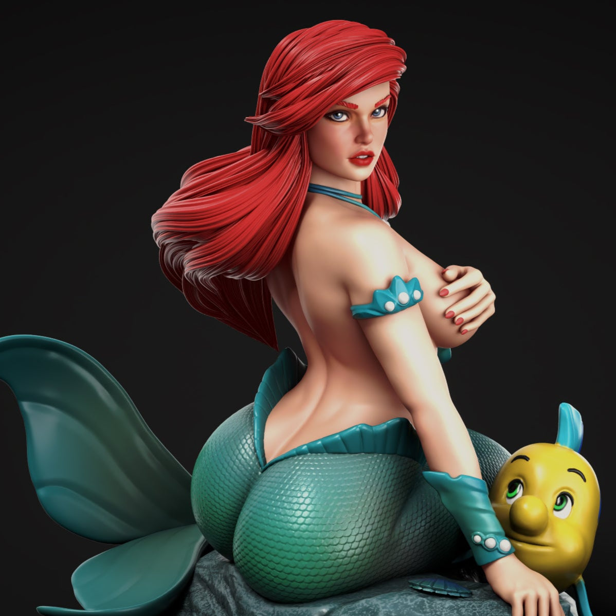 3878 Ariel - Mermaid Princess - STL 3D Print Files