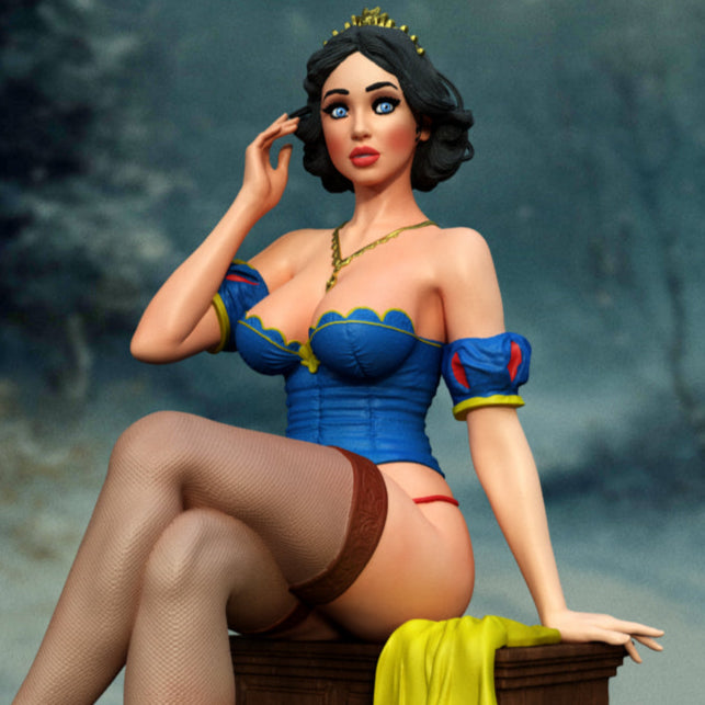 3532 Snow White NSFW - STL 3D Print Files