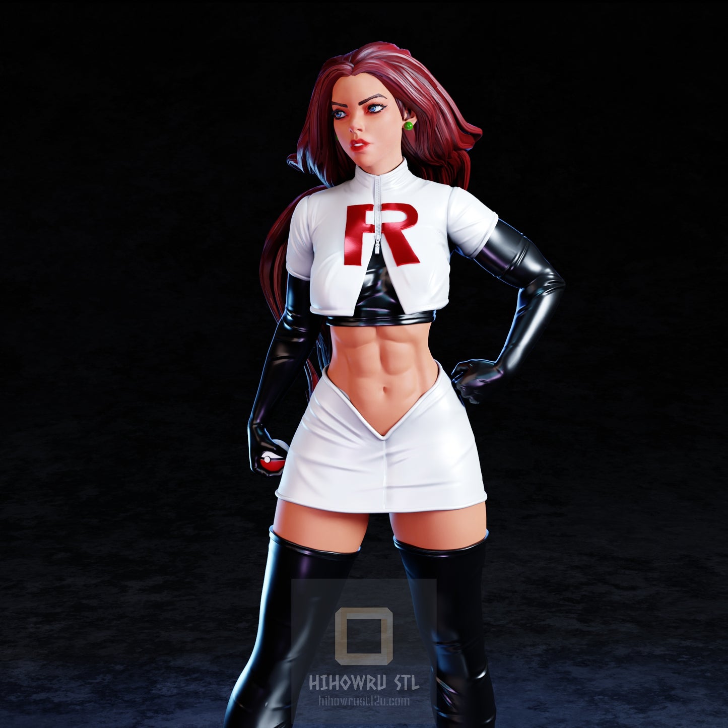 4424 Jessie NSFW - Pokemon - STL 3D Print Files