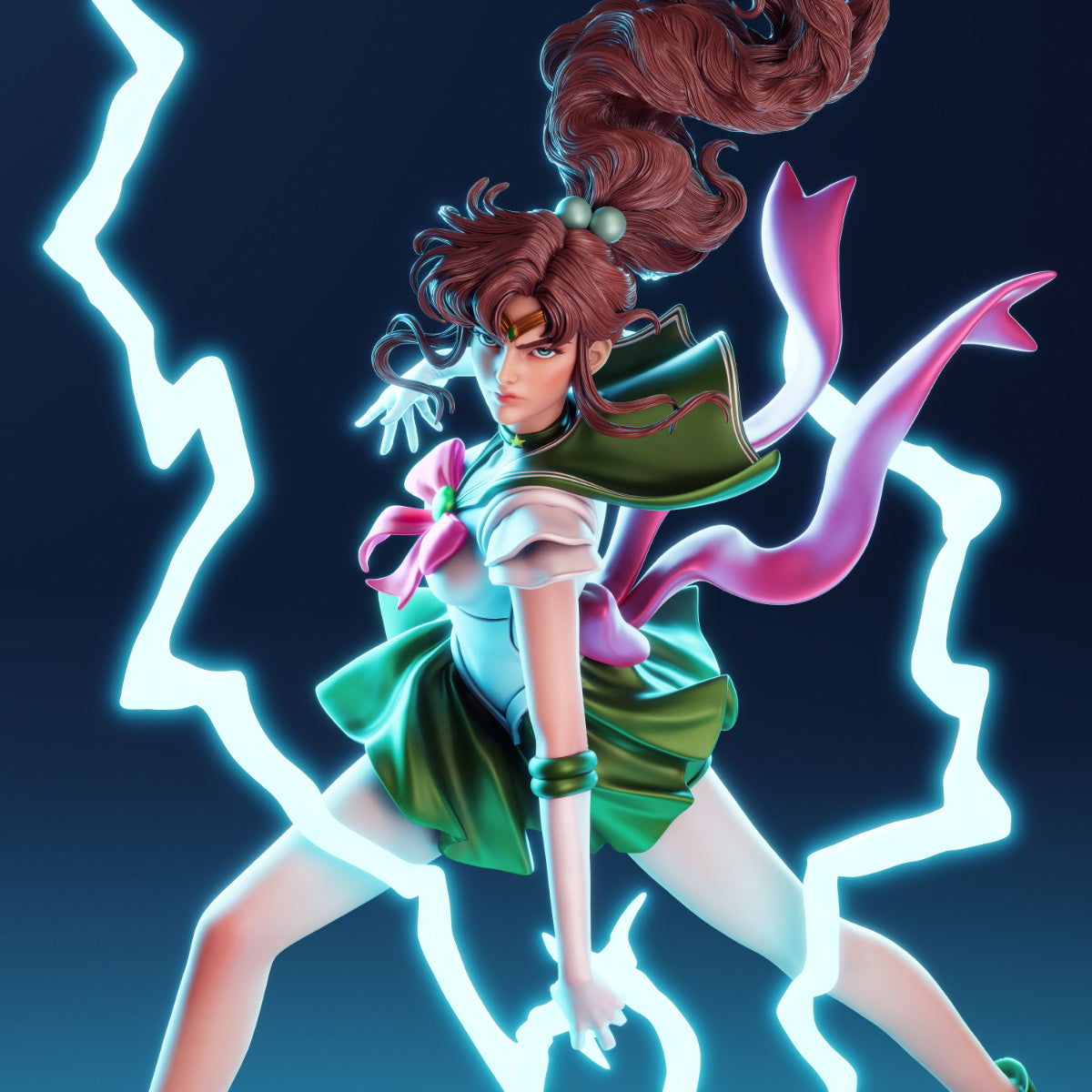 4066 Sailor Jupiter - Sailor Moon - STL 3D Print Files
