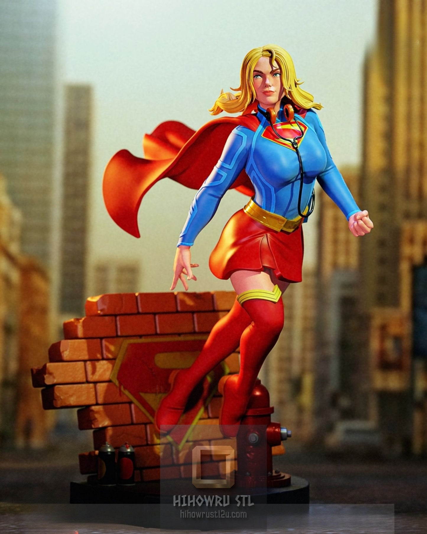 5391 Supergirl NSFW - DC Comics - STL 3D Print Files