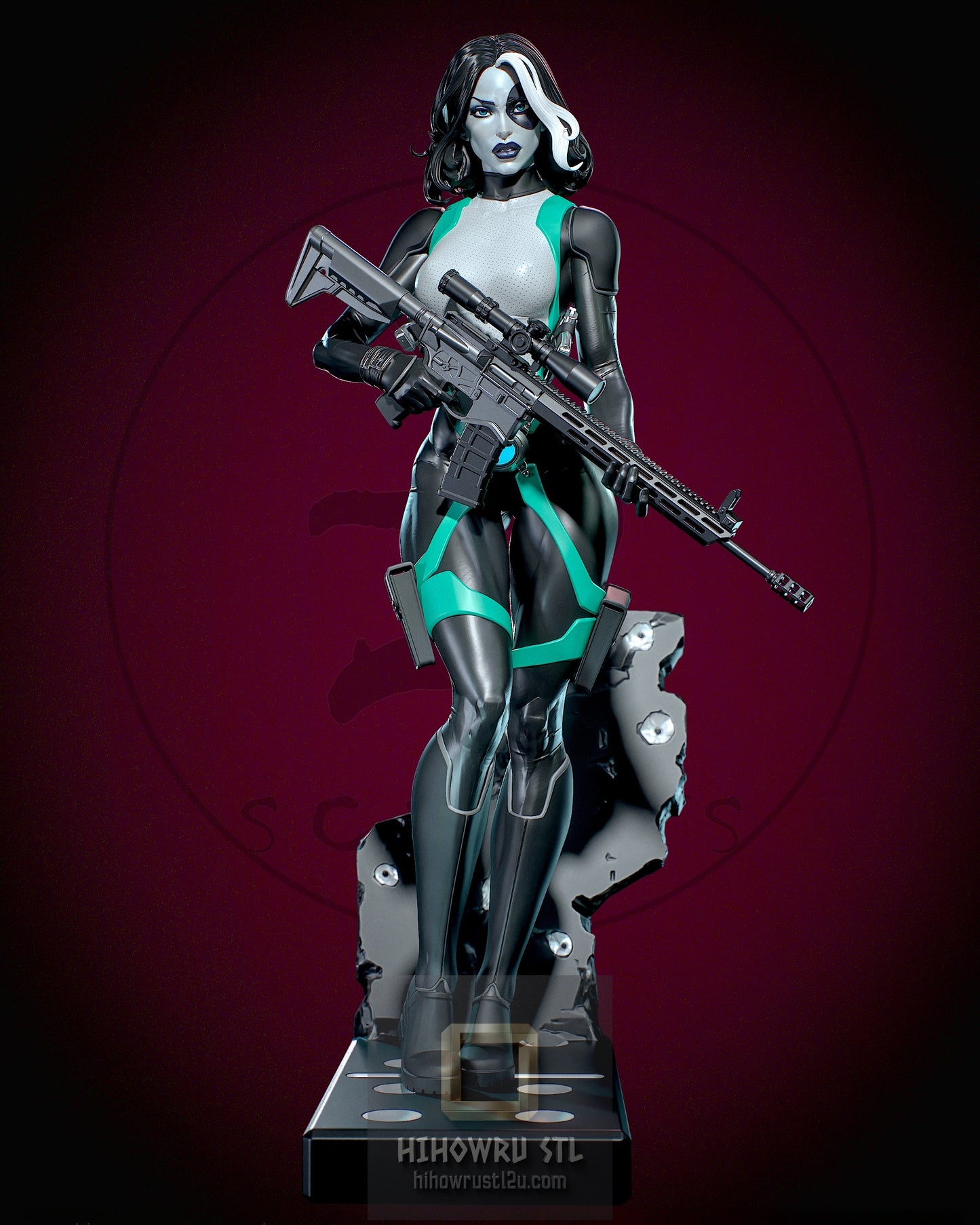 5421 Domino NSFW - Marvel Comics - STL 3D Print Files