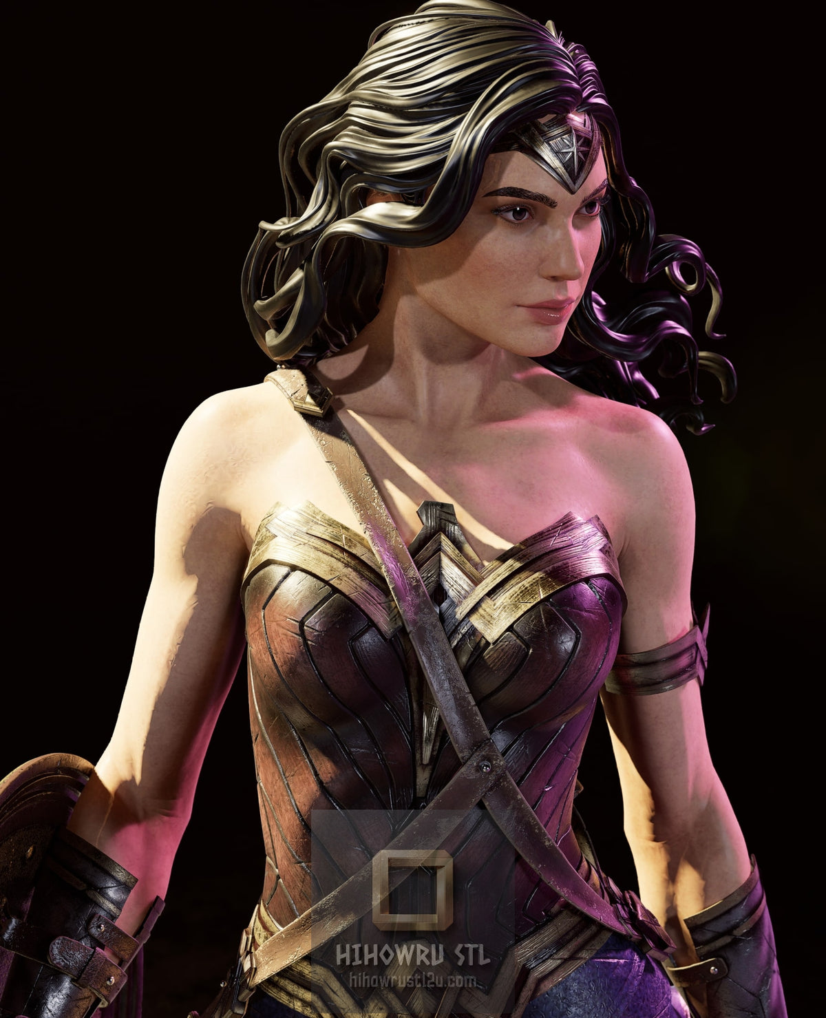 5534 Wonder Woman - DC COMICS - STL 3D Print Files