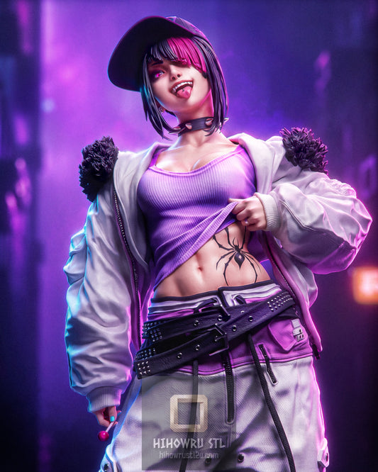 5589 Juri Han - Street Fighter - STL 3D Print Files