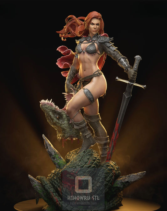 4391 Red Sonja - Marvel Comics - STL 3D Print Files
