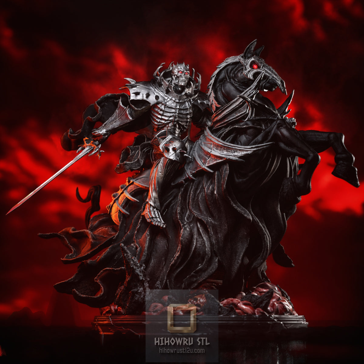 5657 Skull Knight - Berserk - STL 3D Print Files