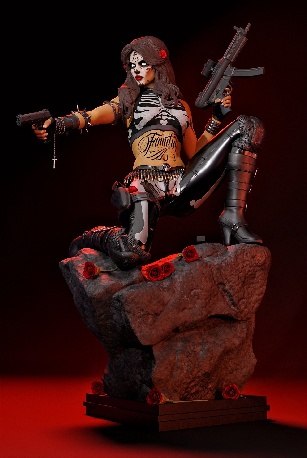 4037 La Muerta - Coffin - STL 3D Print Files