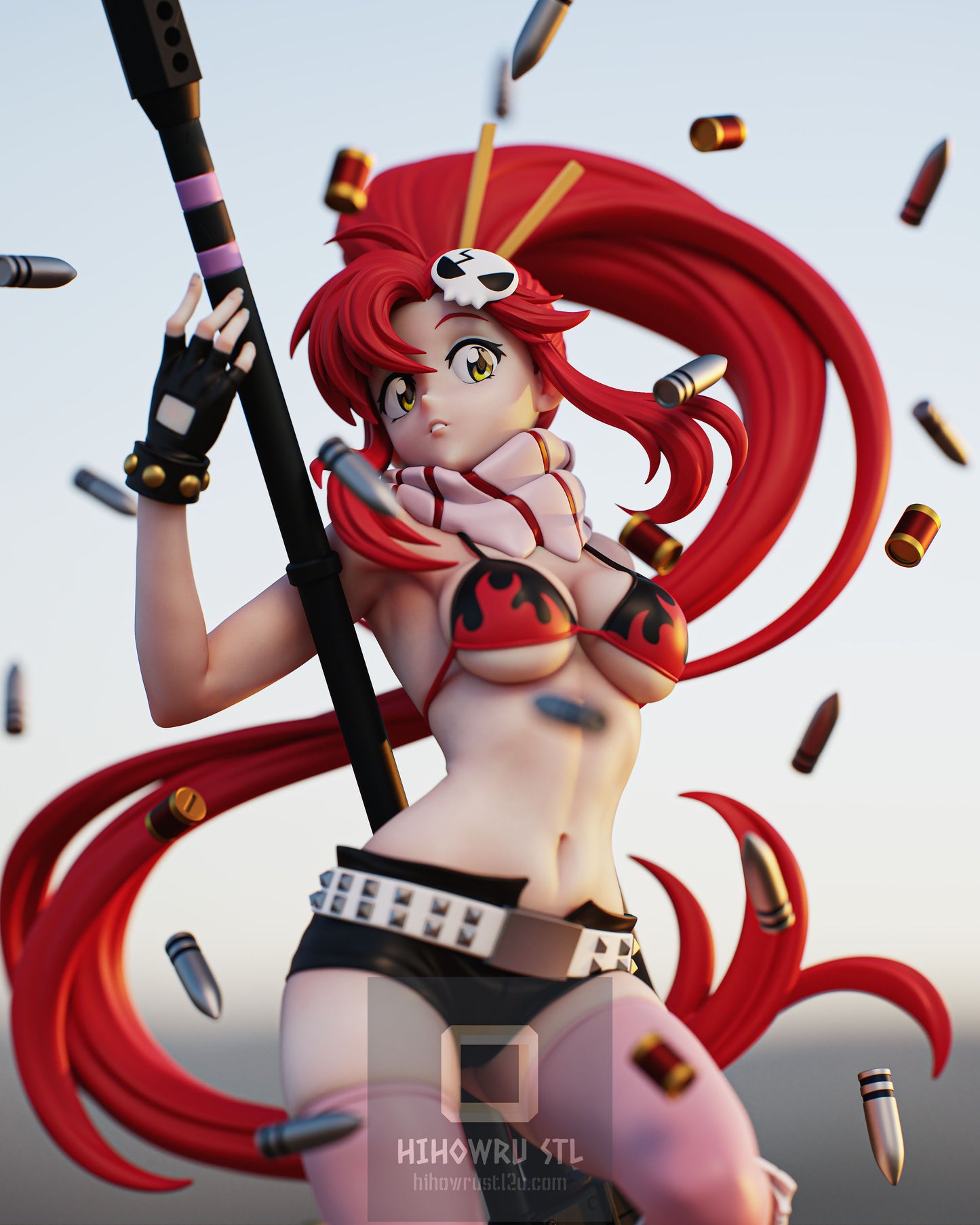 4829 Yoko Littner - Tengen Toppa Gurren Lagann - STL 3D Print Files